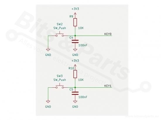Display OLED 128x160 1,3 Inch I2C Wit met EC11 Rotary Encoder